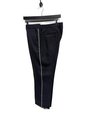 Dries Van Noten Black Tuxedo Wool Pants